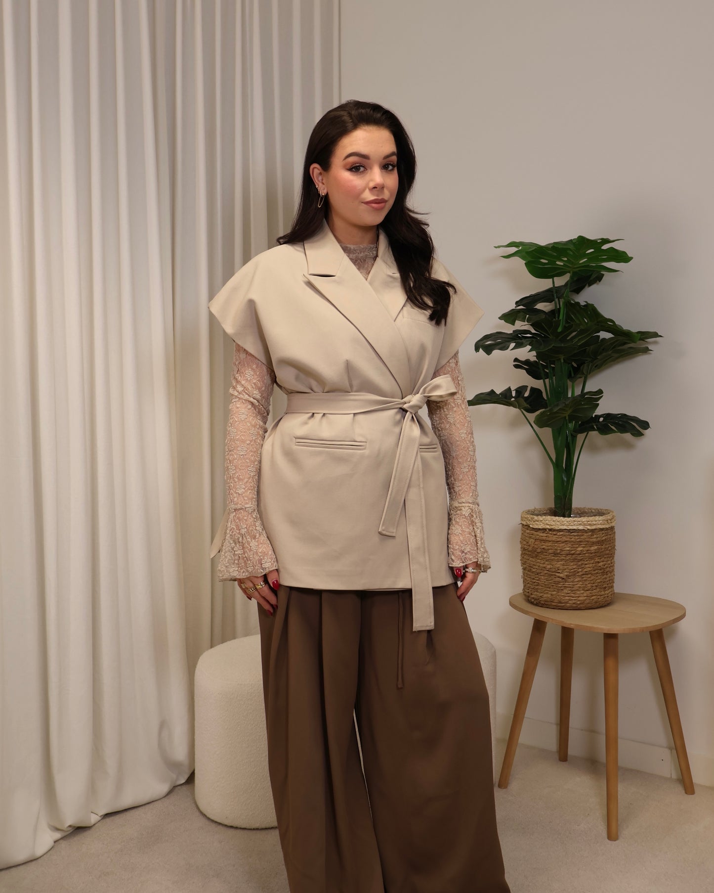 Gilet LouBo LaLunaTheLabel 62836 Beige