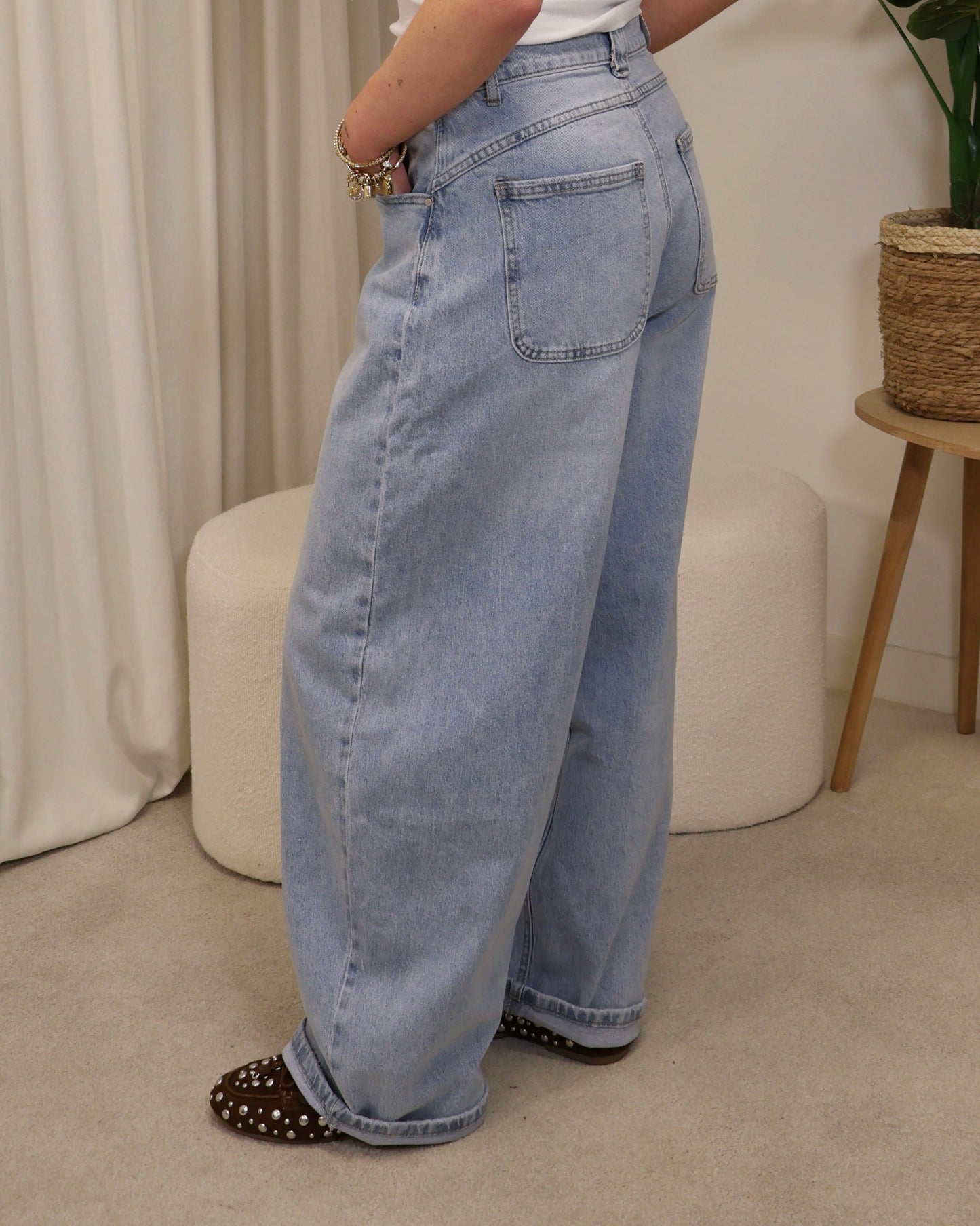 Baloon Jeans Willow LaLunaTheLabel 7406 Licht-Blauw