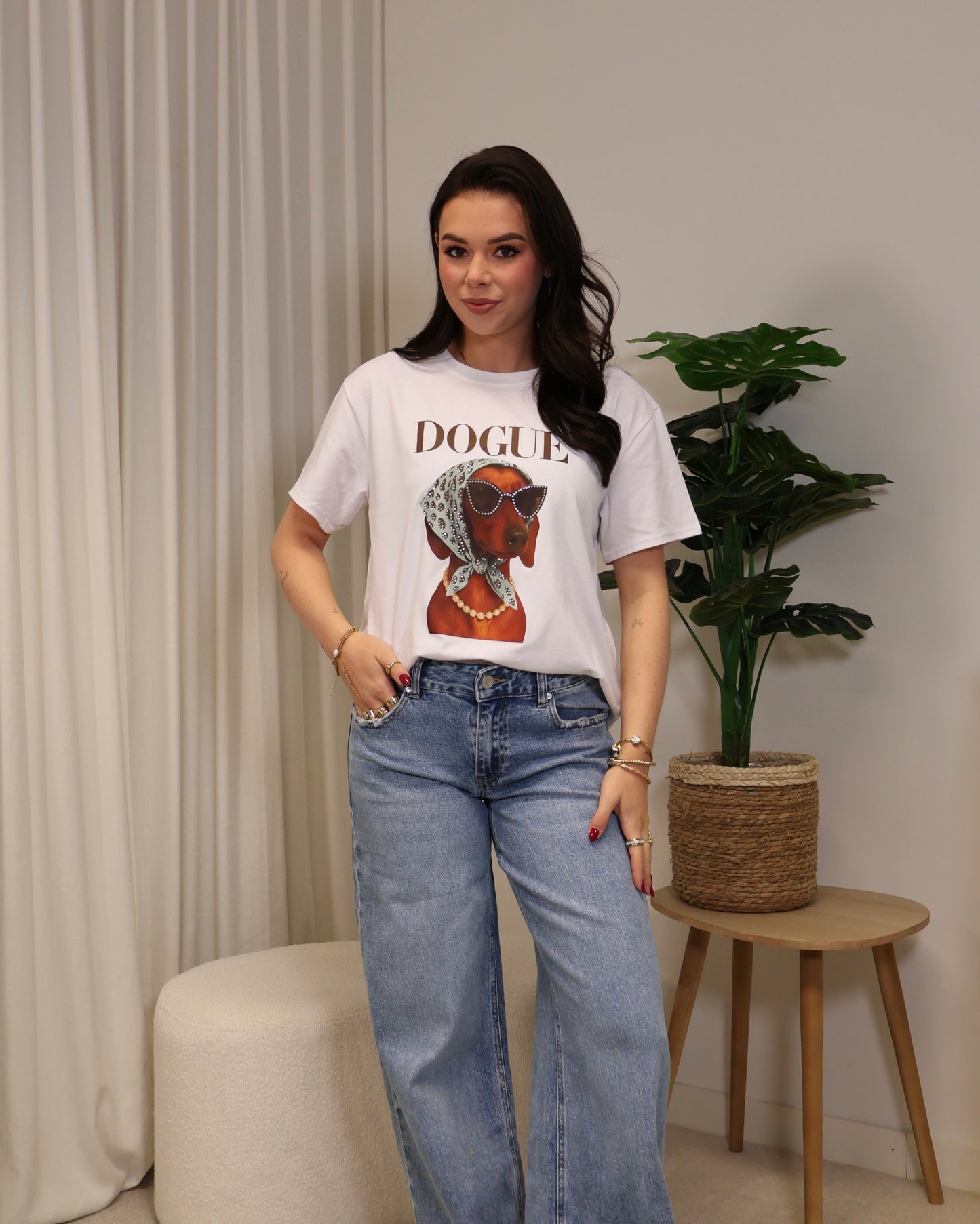 T-Shirt NolaLiva LaLunaTheLabel C100 Wit
