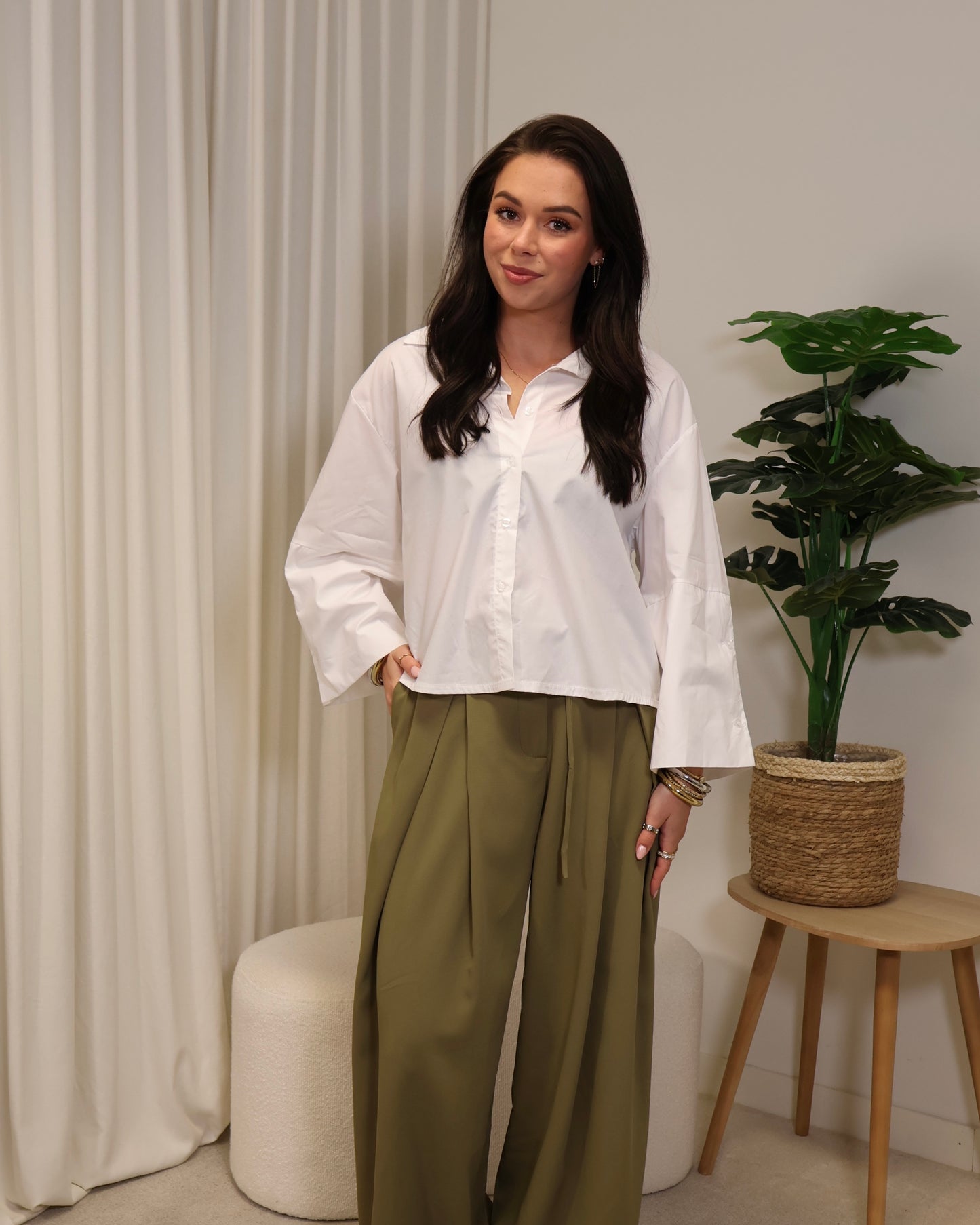 Blouse IndyNoof LaLunaTheLabel 59100 Wit