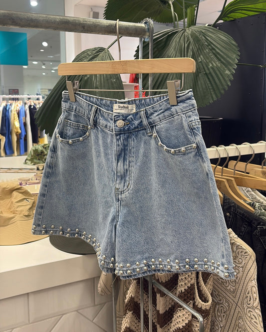 Short MilaStud LaLunaTheLabel RD9177 Blauw