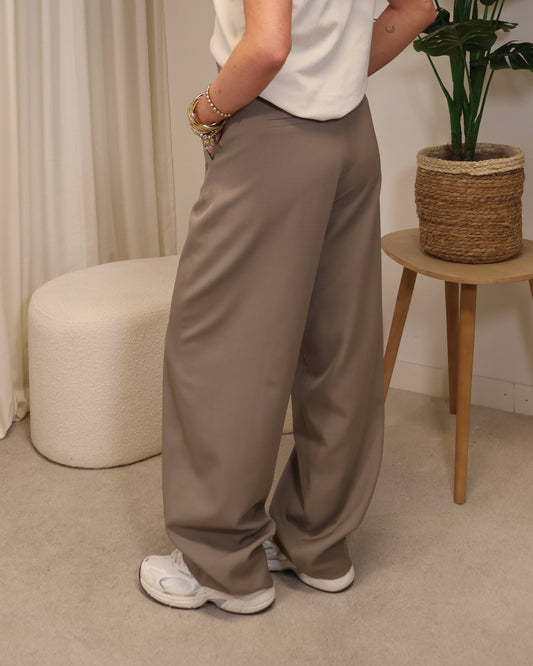 Pantalon LumiNoor LaLunaTheLabel 55830 Taupe