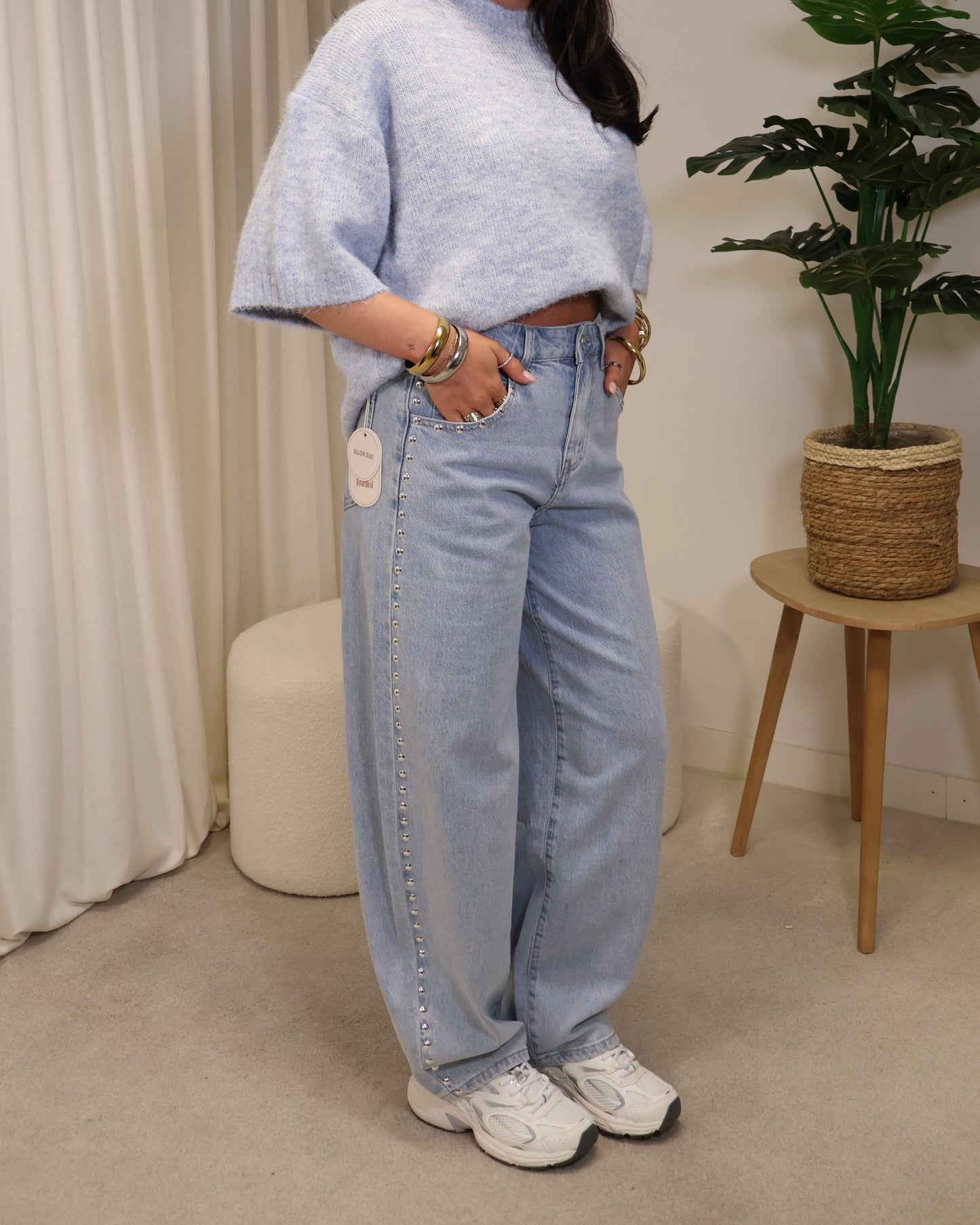 Baloon Jeans MerelNoor LaLunaTheLabel RD9175-1 Licht-Blauw