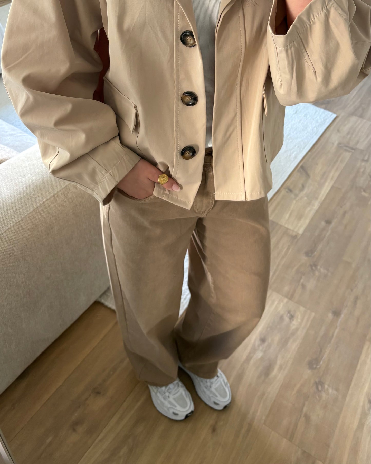Jeans LaraLuun LaLunaTheLabel RD9111-15 Taupe