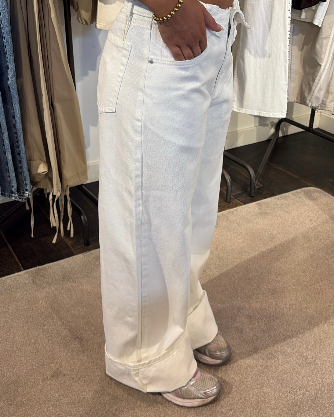 Jeans NamiNova LaLunaTheLabel 3651  Creme