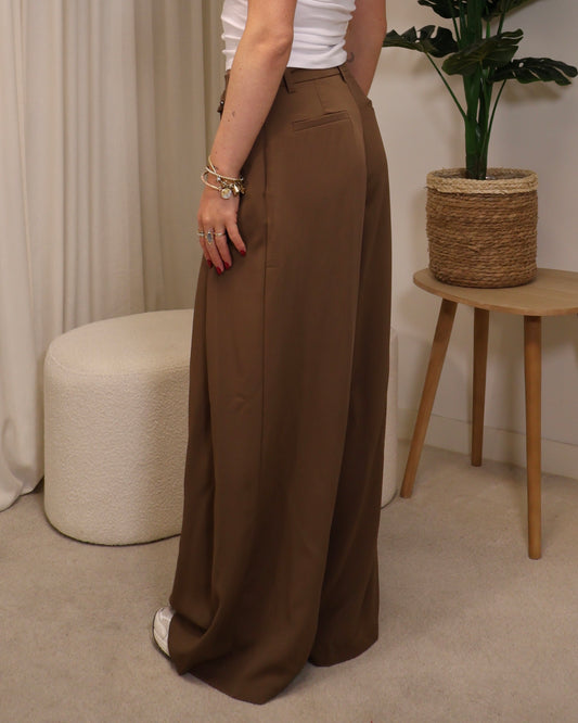 Pantalon AnnaSara LaLunaTheLabel 15084 Choco