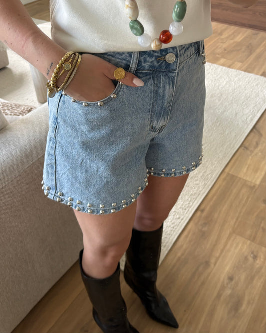 Short MilaStud LaLunaTheLabel RD9177 Blauw
