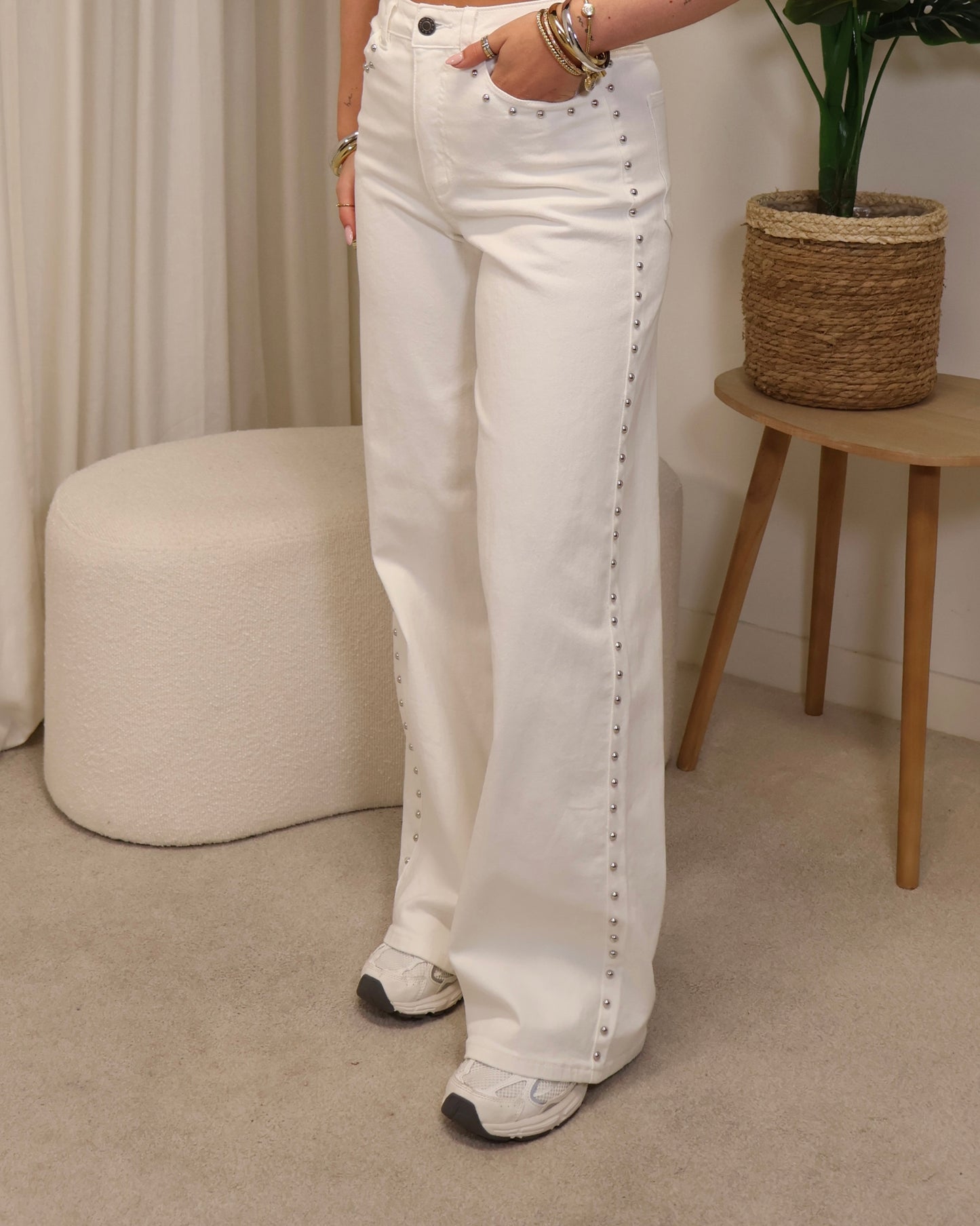 Jeans KAJuno LaLunaTheLabel 10511389 Creme