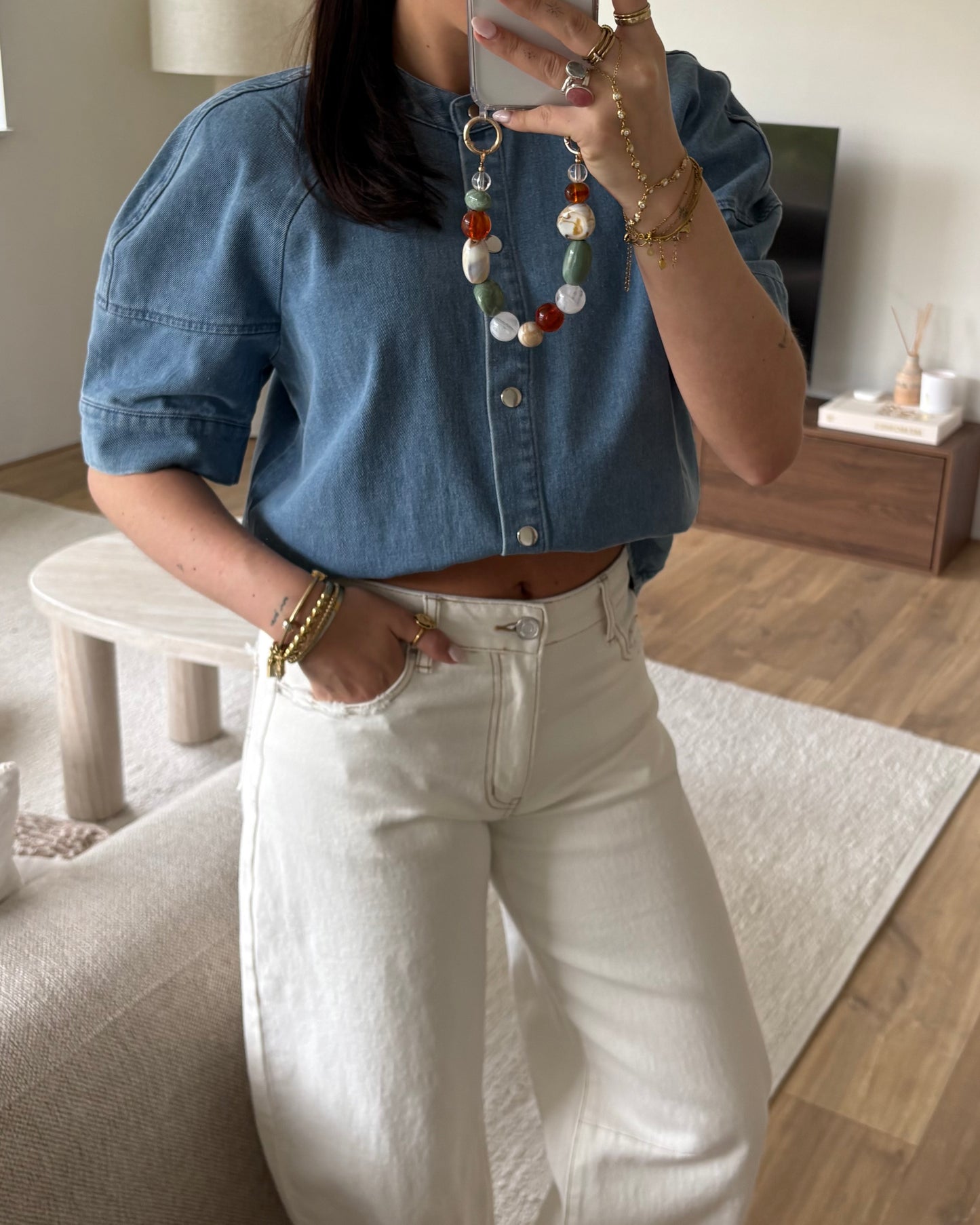 Top JeanEsmee LaLunaTheLabel C89073 Blauw