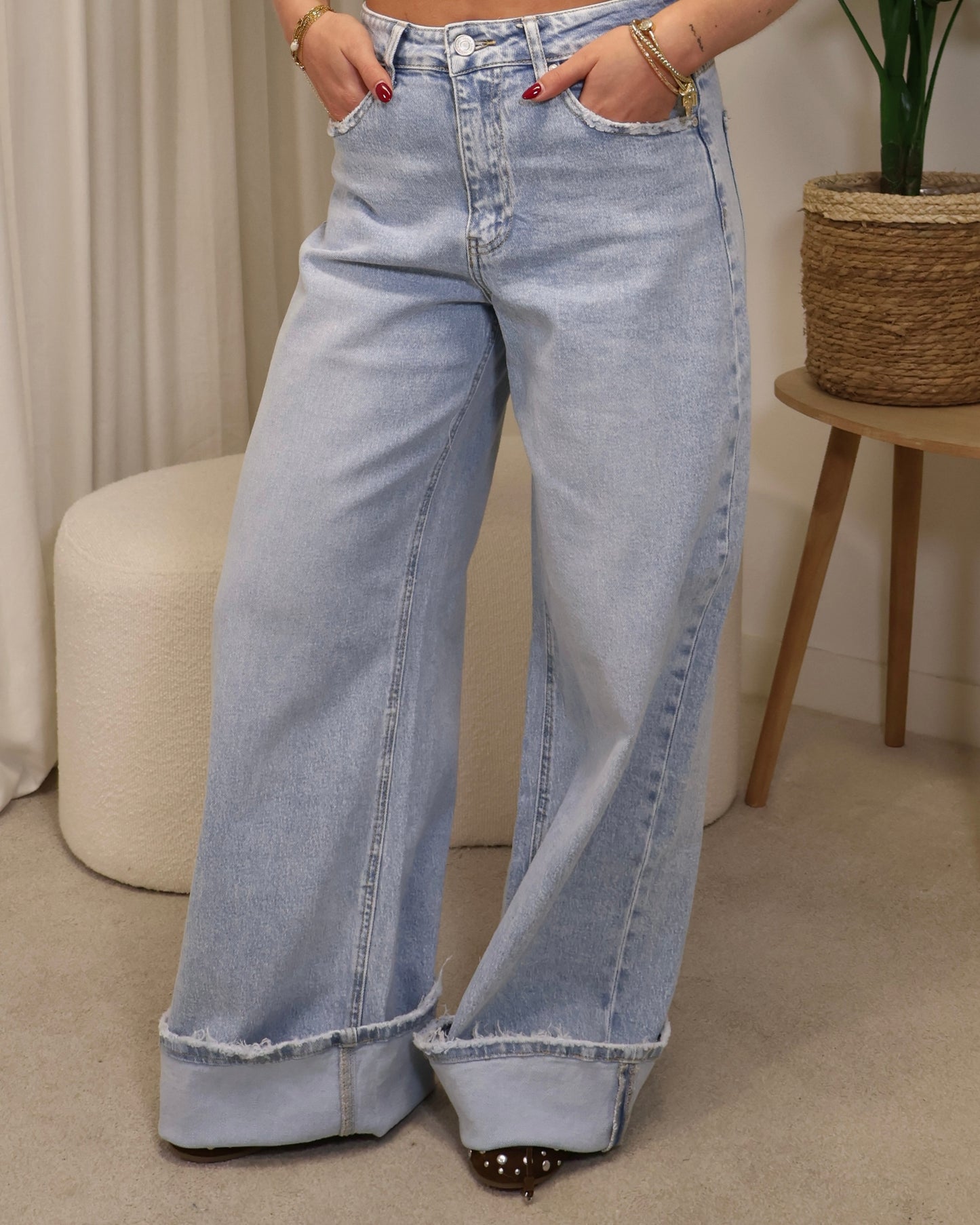 Jeans NinaEvy LaLunaTheLabel W3862-1 Licht-Blauw