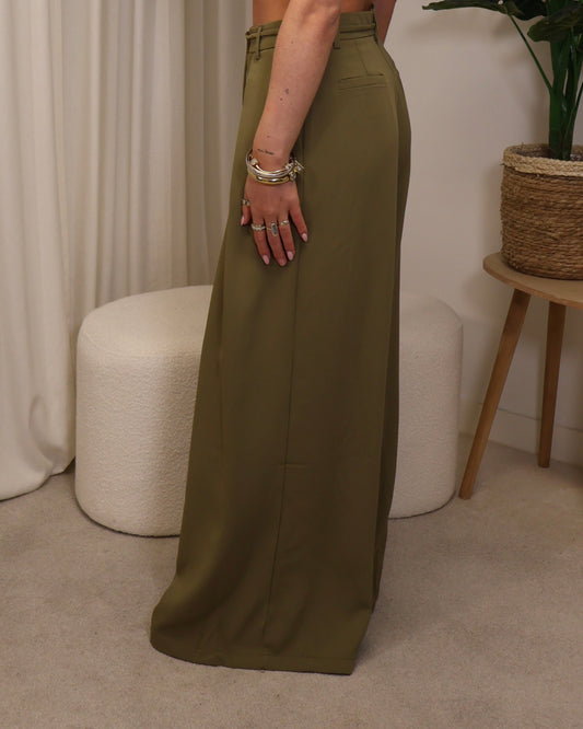 Pantalon AnnaSara LaLunaTheLabel 15084 Kaki