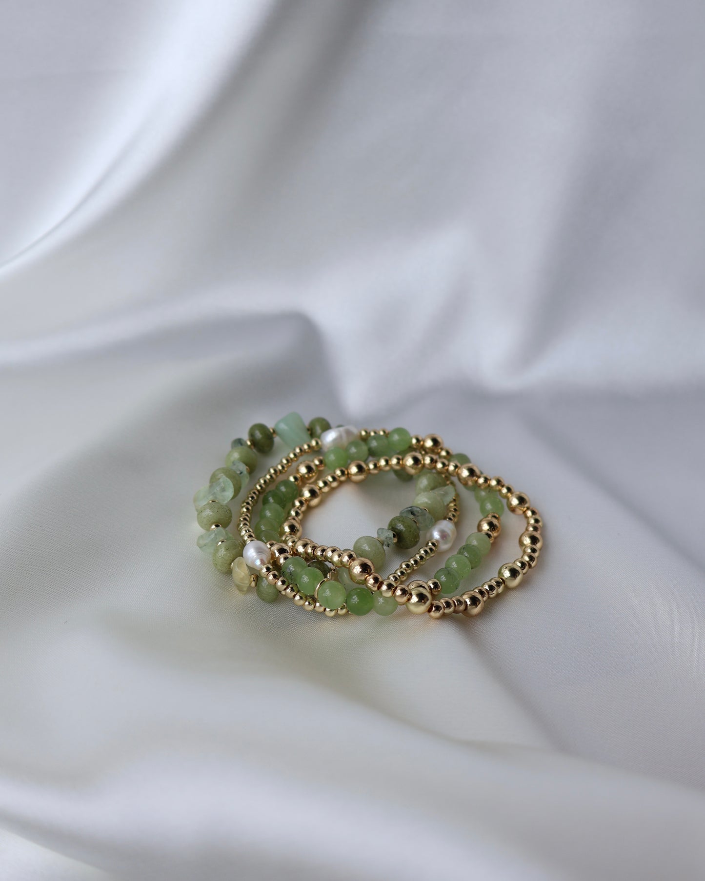 Armband Moon LaLunaTheLabel 1001 Goud-Groen