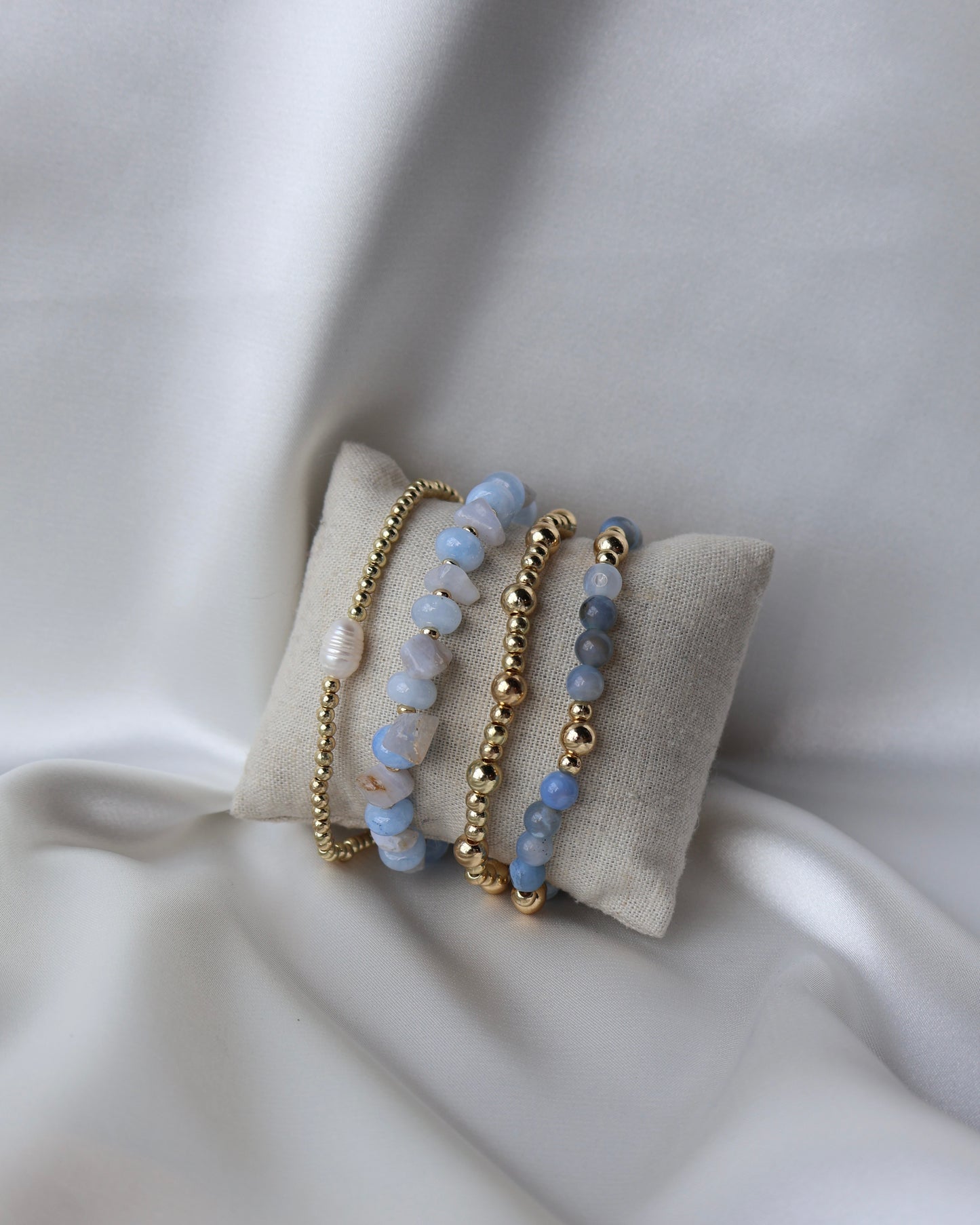 Armband Moon LaLunaTheLabel 1001 Goud-Blauw