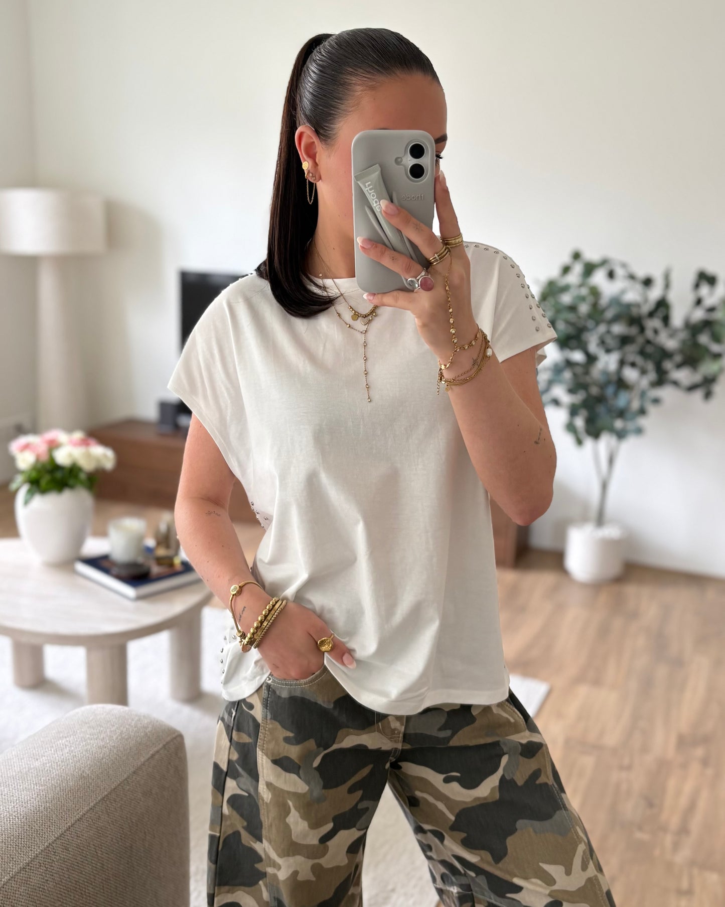 T-Shirt KeetNoof LaLunaTheLabel 5373# Creme
