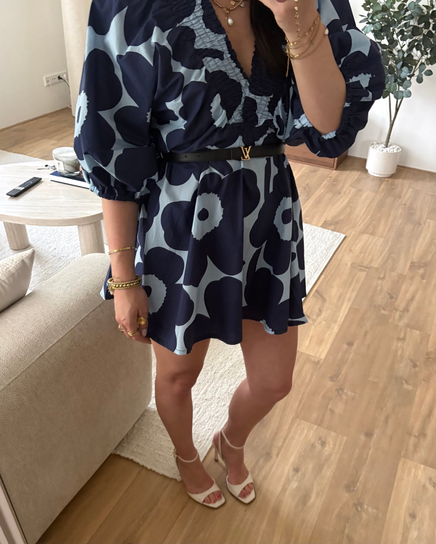 Jurk KimKelly LaLunaTheLabel 15246 Blauw