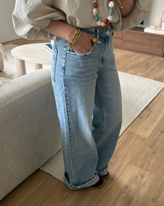 Jeans EliseVera LaLunaTheLabel W3798 Blauw