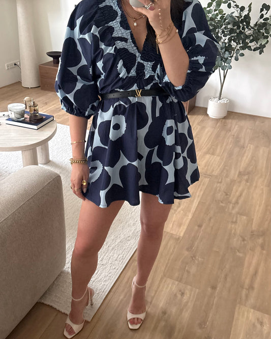 Jurk KimKelly LaLunaTheLabel 15246 Blauw