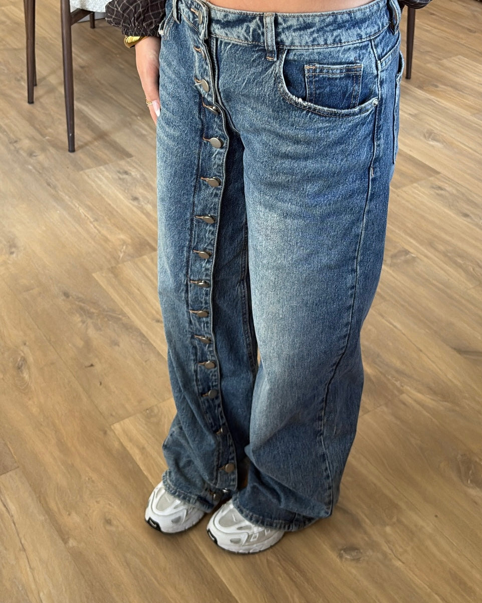 Jeans Puck LaLunaTheLabel 5229 Blauw