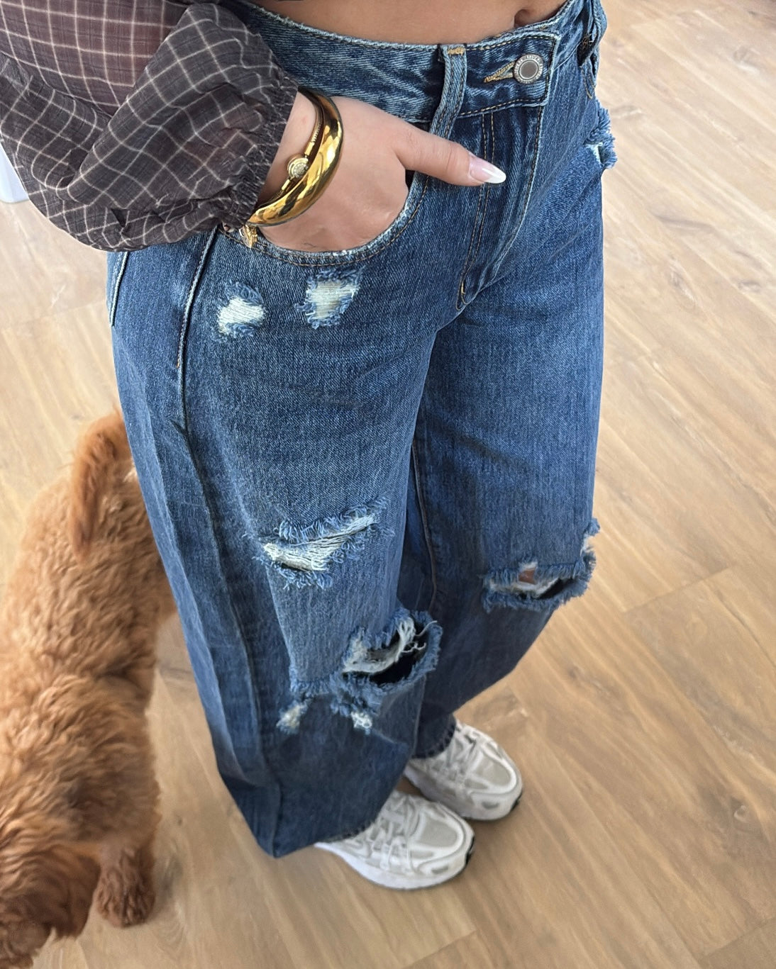 Jeans Mila LaLunaTheLabel 6064-1 Blauw