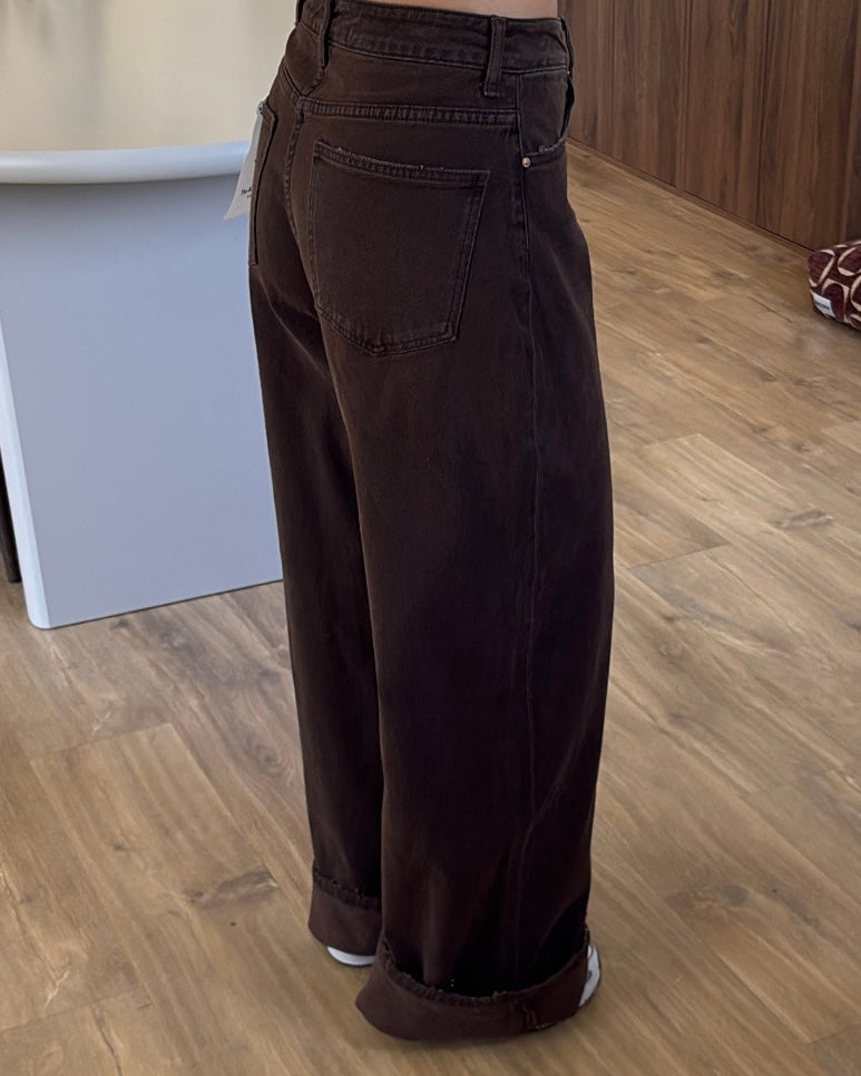 Jeans Milou LaLunaTheLabel 2862-C Bruin