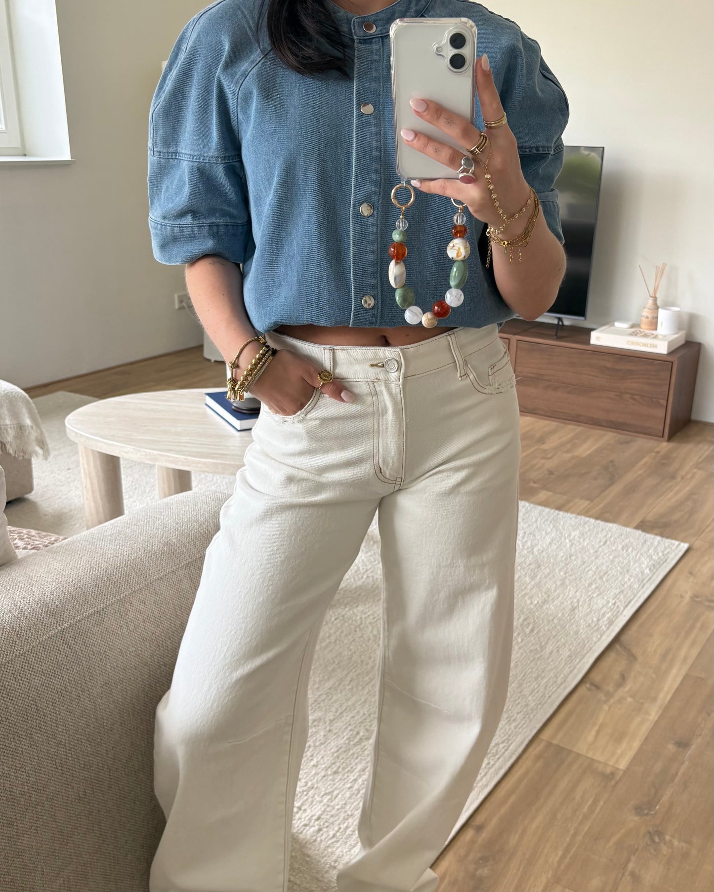 Top JeanEsmee LaLunaTheLabel C89073 Blauw