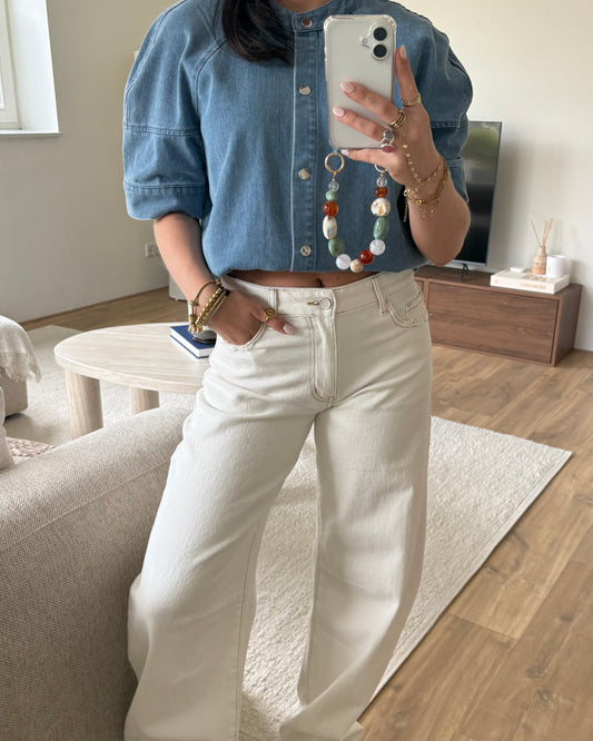 Top JeanEsmee LaLunaTheLabel C89073 Blauw