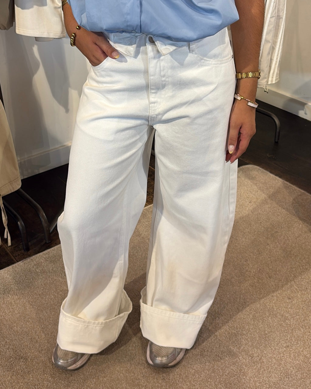 Jeans NamiNova LaLunaTheLabel 3651  Creme
