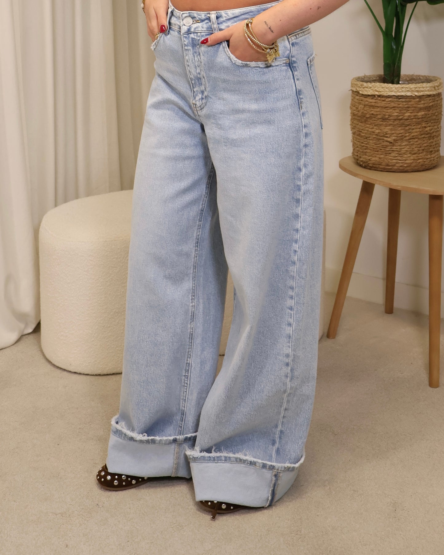 Jeans NinaEvy LaLunaTheLabel W3862-1 Licht-Blauw