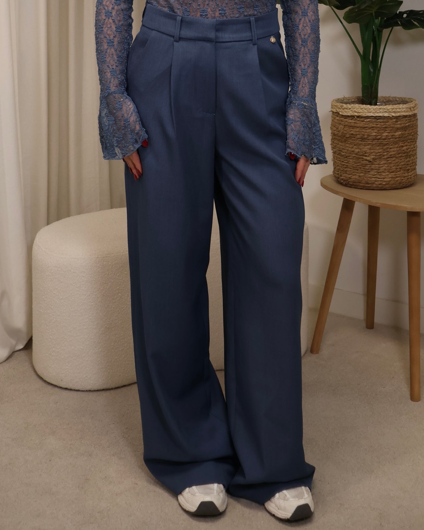 Pantalon LouBo LaLunaTheLabel 62846 Blauw