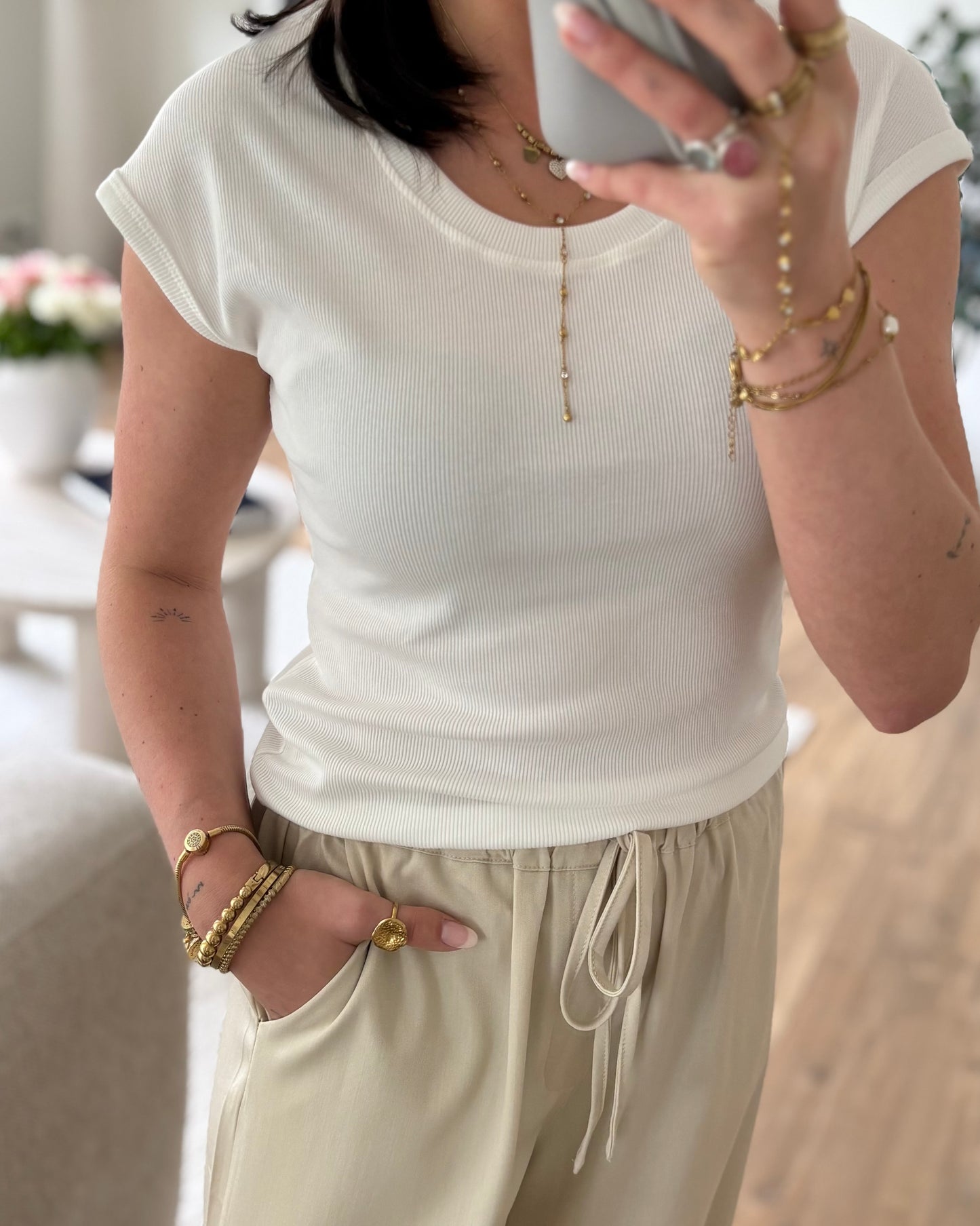 Top JadeLott LaLunaTheLabel 3363 Creme