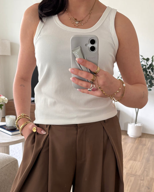 Top IndyJill LaLunaTheLabel FP15554# Creme