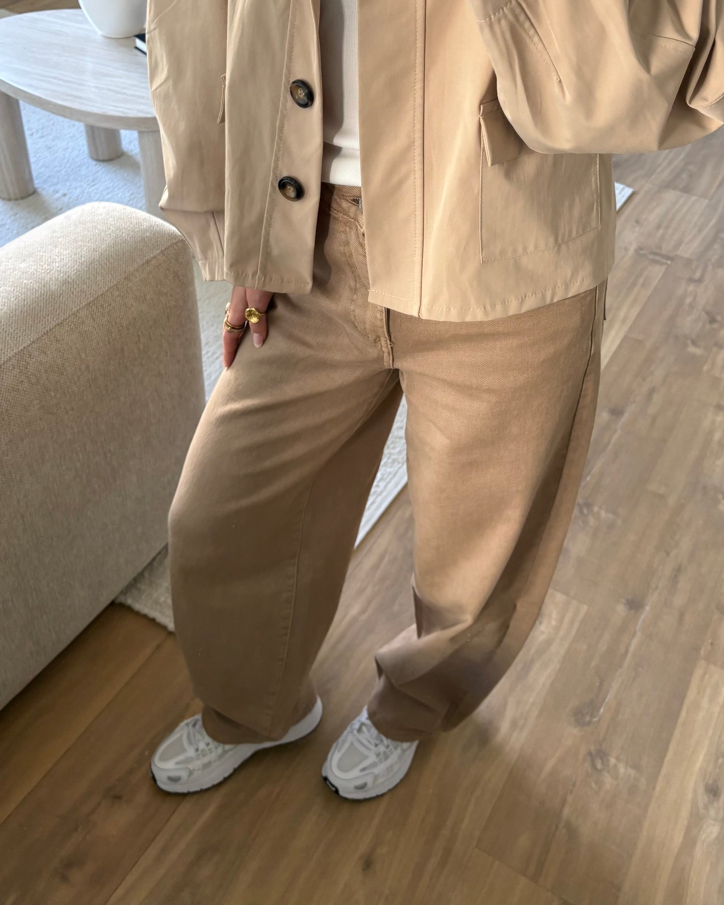 Jeans LaraLuun LaLunaTheLabel RD9111-15 Taupe