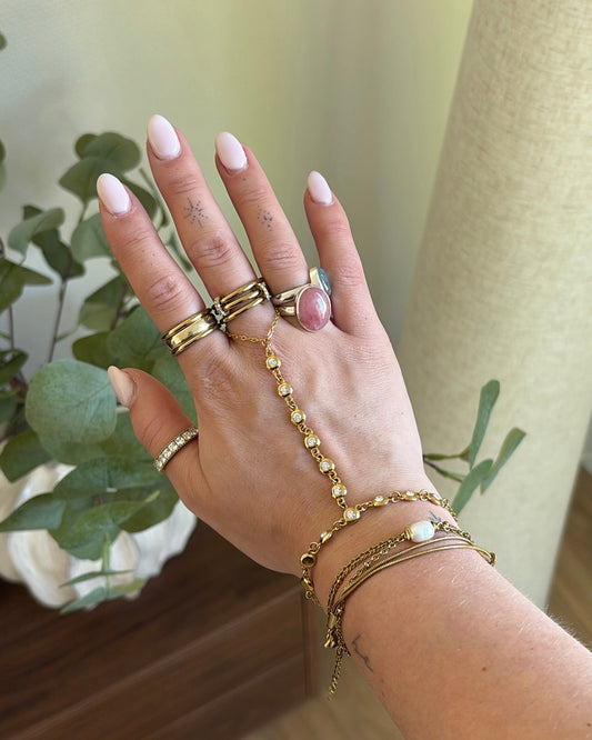 hand-chain Aura LaLunaTheLabel 7380 Goud
