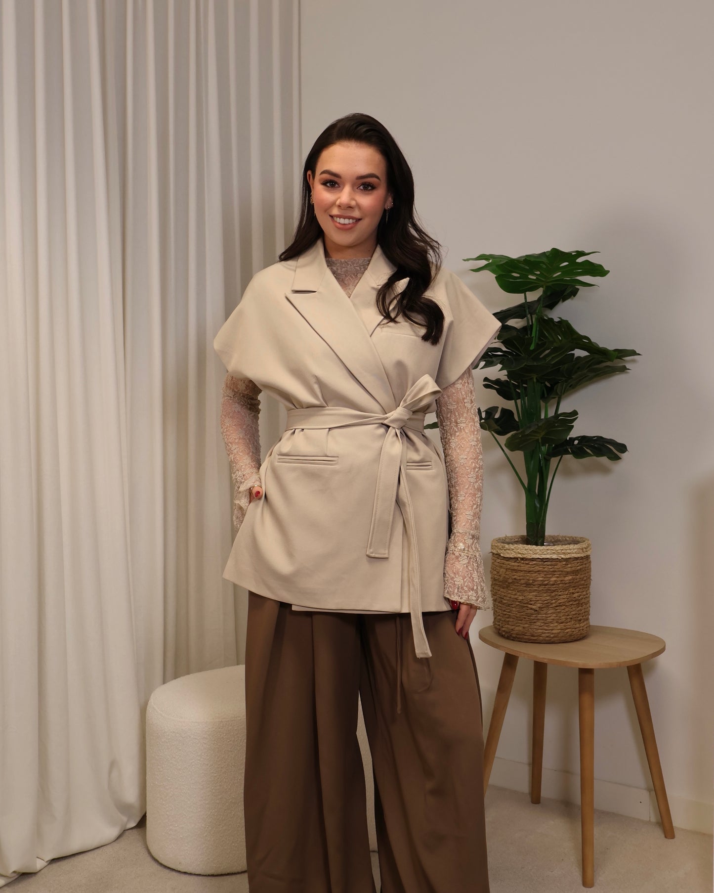 Gilet LouBo LaLunaTheLabel 62836 Beige