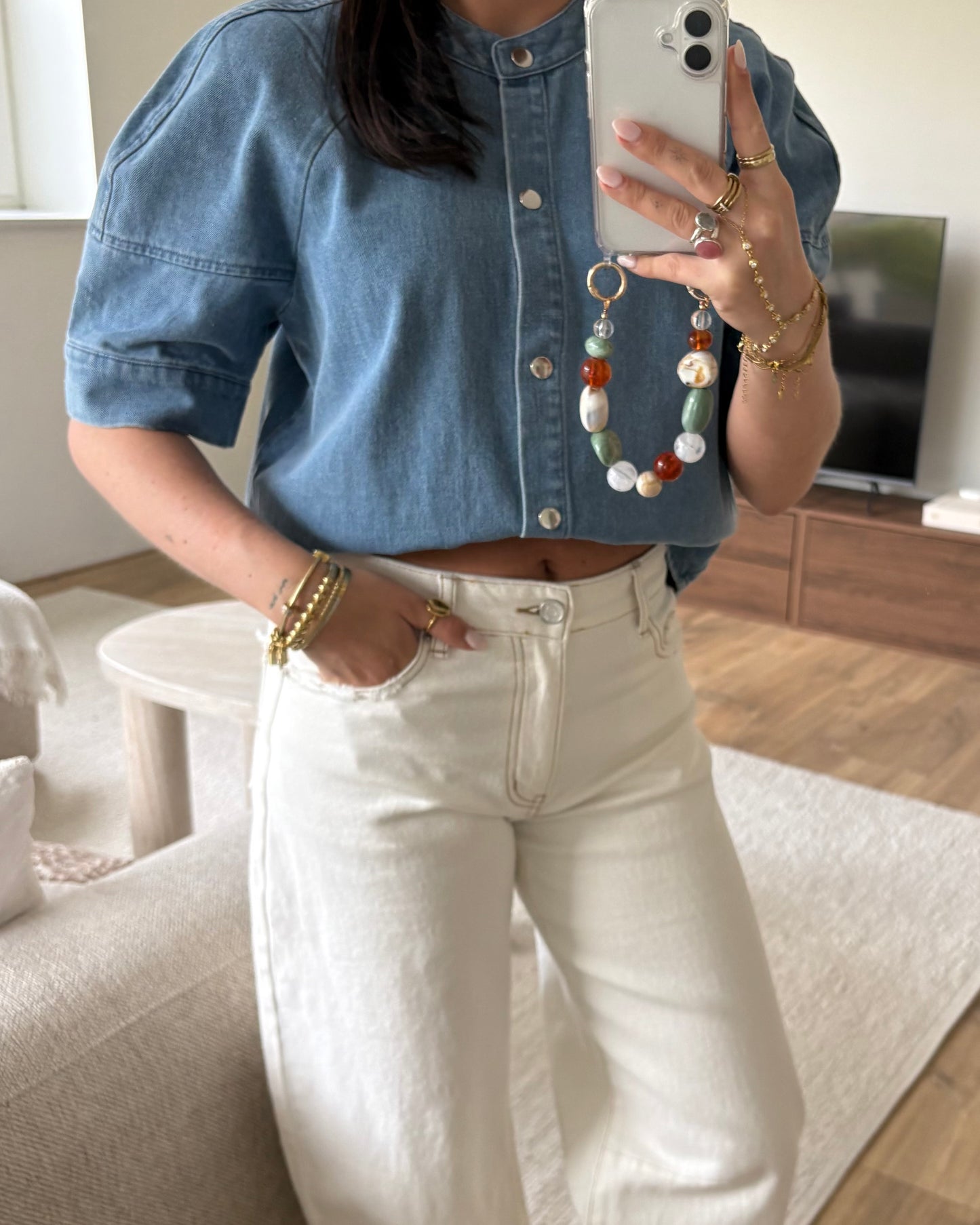 Top JeanEsmee LaLunaTheLabel C89073 Blauw