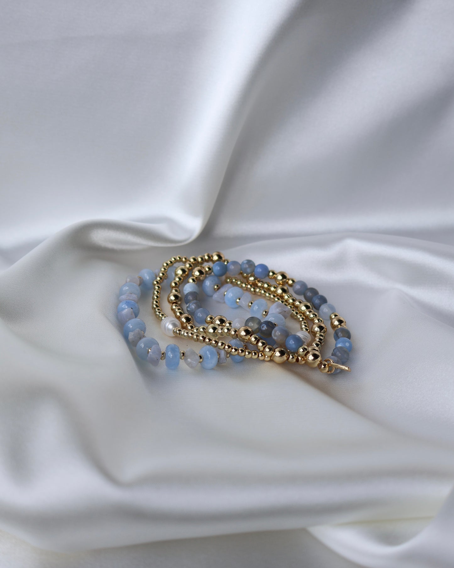 Armband Moon LaLunaTheLabel 1001 Goud-Blauw