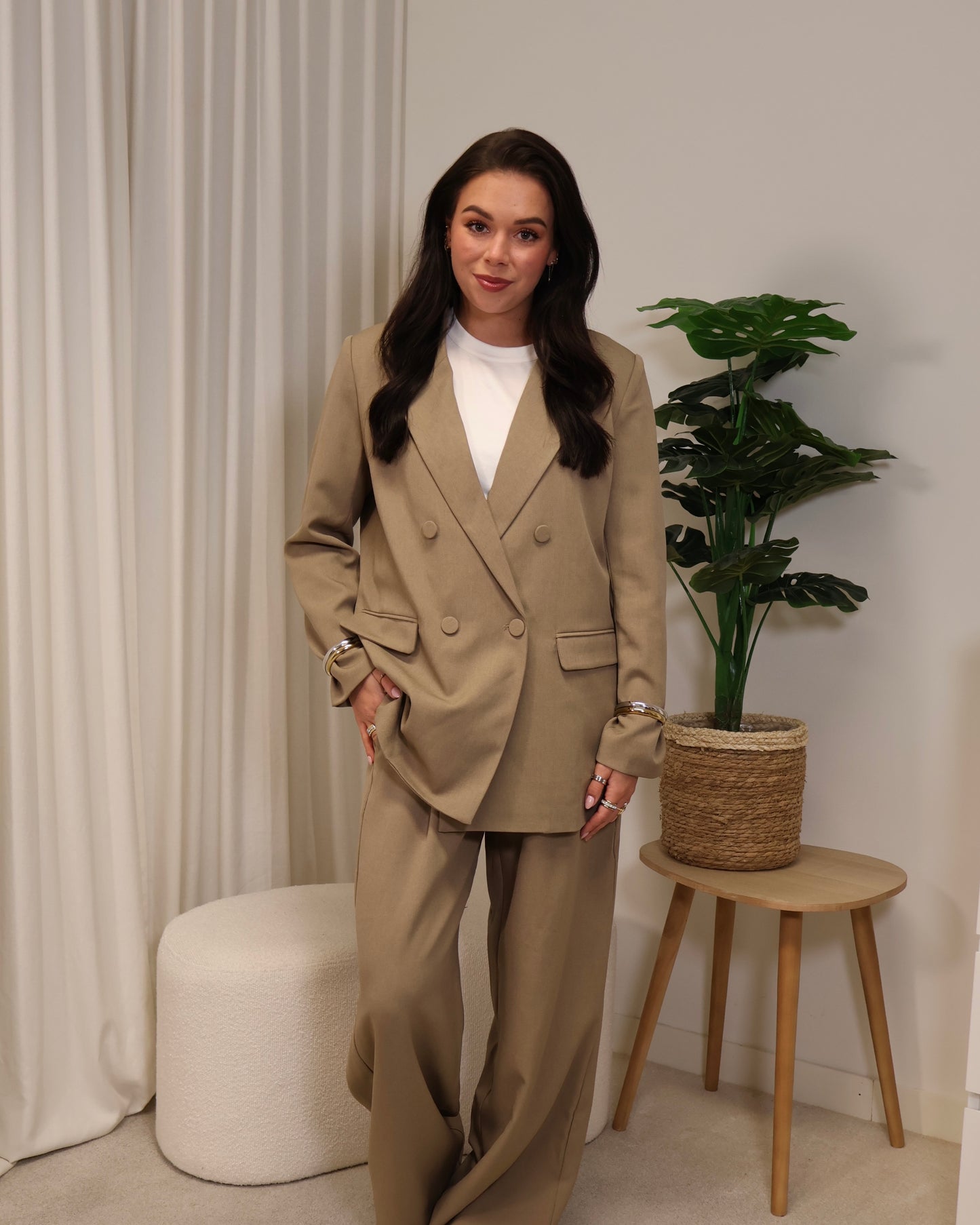 Blazer MiaFay LaLunaTheLabel A3183 Taupe
