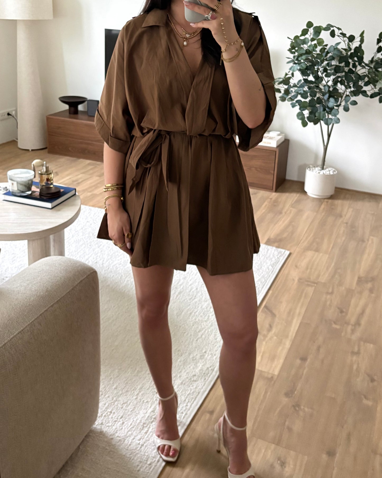 Jurk PuckKeet LaLunaTheLabel H4721 Khaki