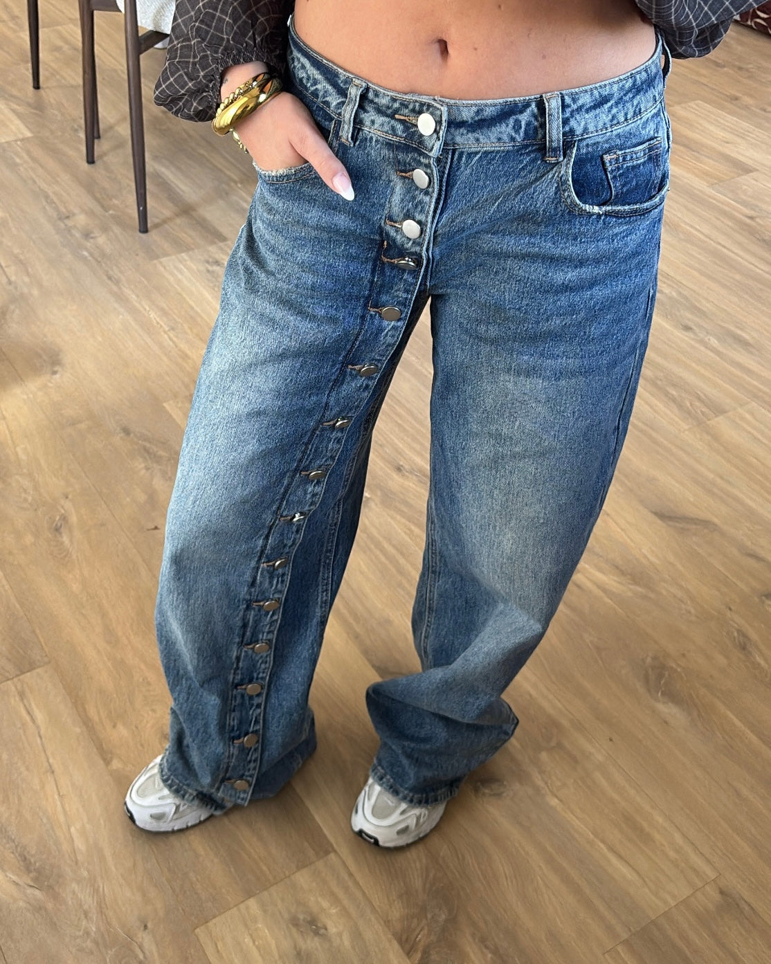 Jeans Puck LaLunaTheLabel 5229 Blauw