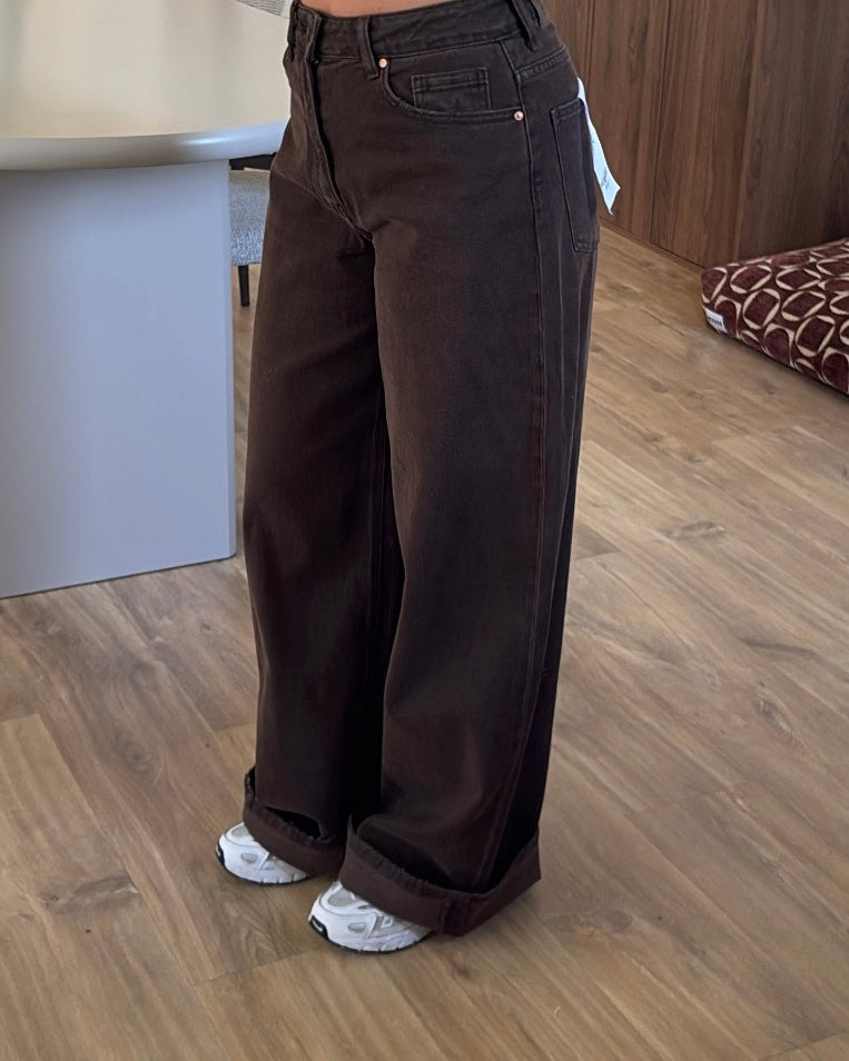 Jeans Milou LaLunaTheLabel 2862-C Bruin