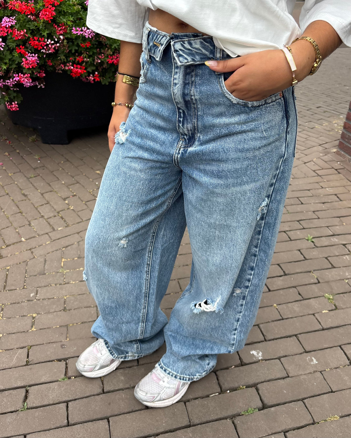 Jeans KikiSaar LaLunaTheLabel W3931 Blauw