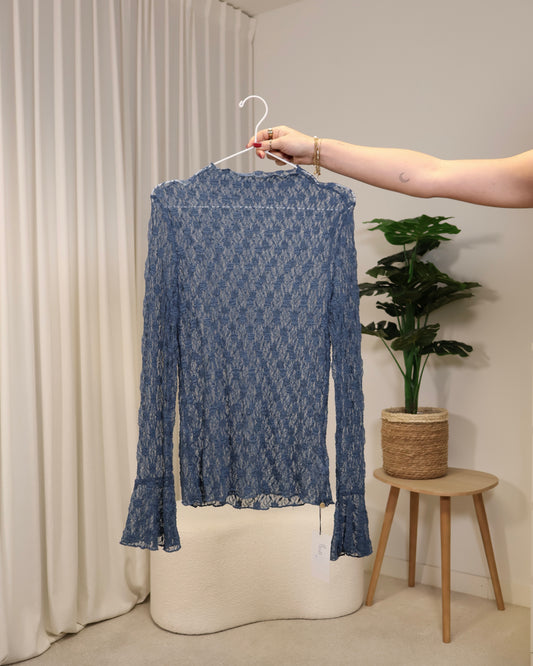 Top JunaFay LaLunaTheLabel 1089 Blauw