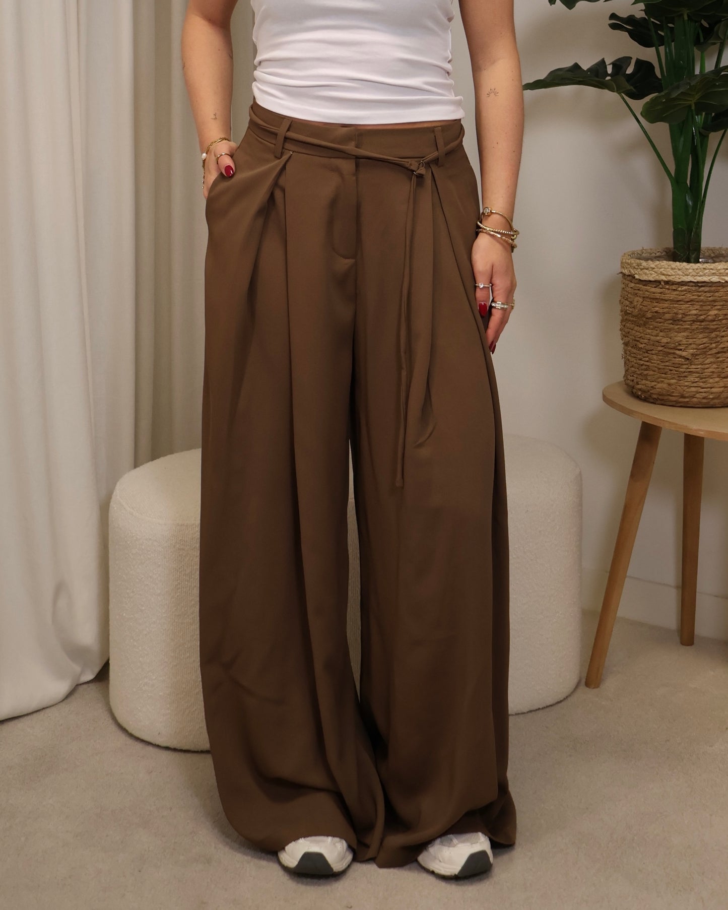 Pantalon AnnaSara LaLunaTheLabel 15084 Choco
