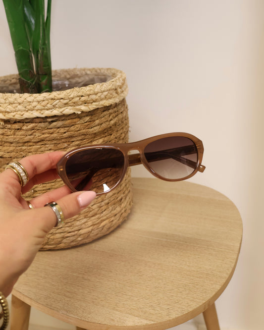 Zonnebril CapeiResin LaLunaTheLabel Mocha
