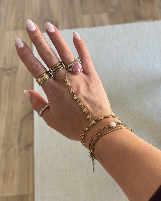 hand-chain Aura LaLunaTheLabel 7380 Goud