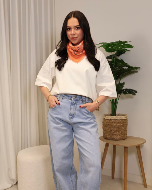 Sjaal TessaLumi LaLunaTheLabel 21903 Oranje