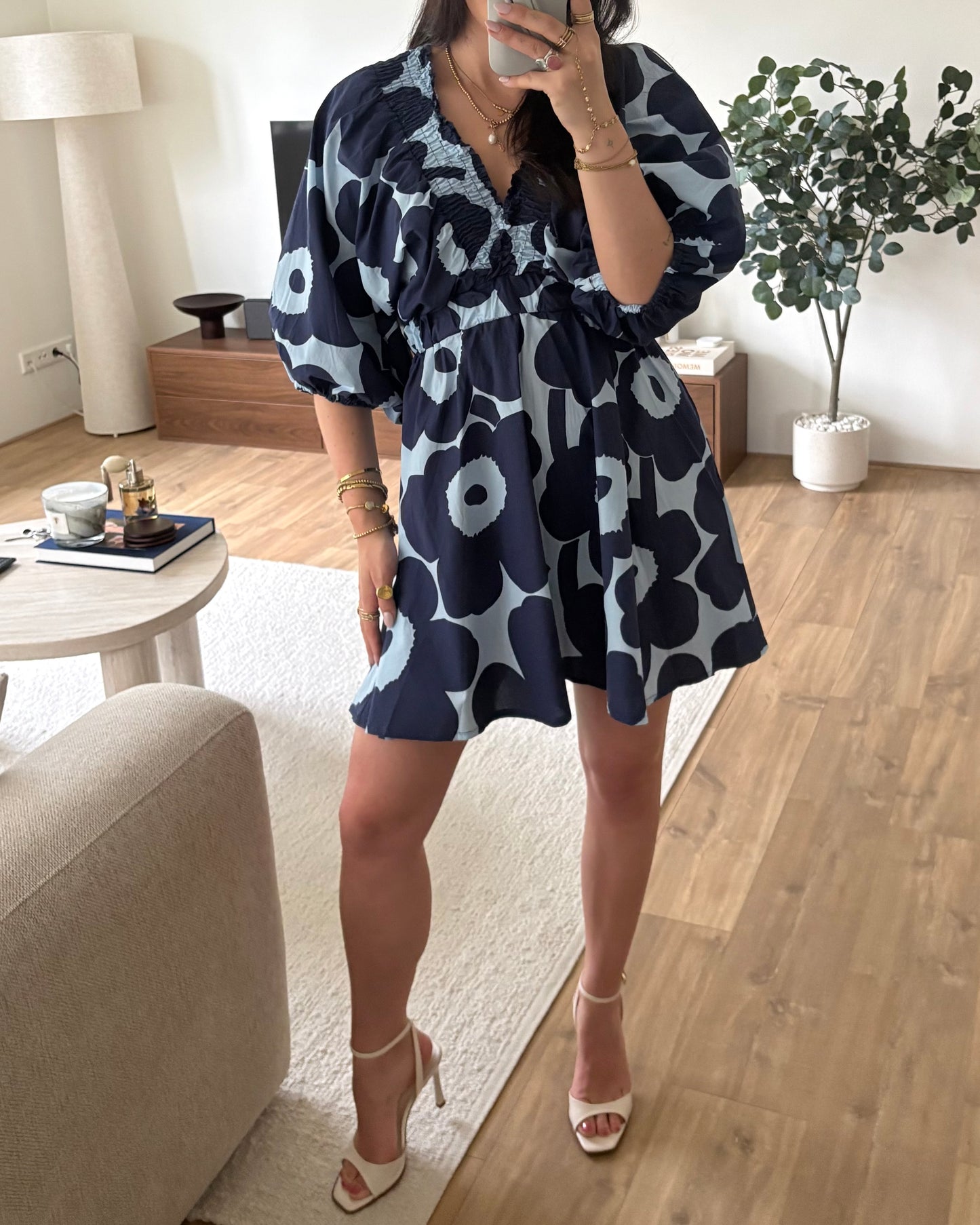 Jurk KimKelly LaLunaTheLabel 15246 Blauw