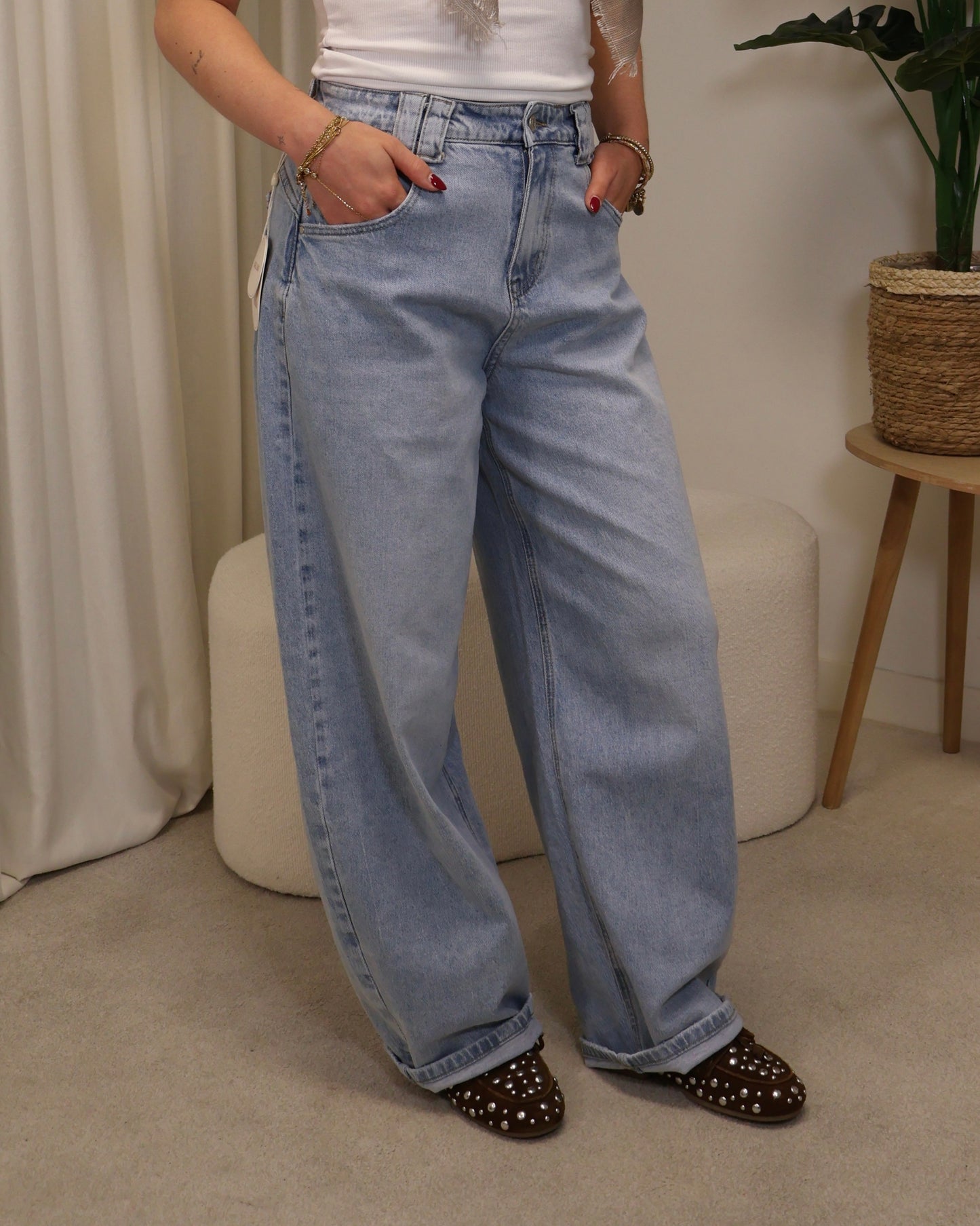 Baloon Jeans Willow LaLunaTheLabel 7406 Licht-Blauw