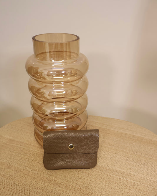 Portemonnee LisaSaar LaLunaTheLabel 54800 Dark-Taupe