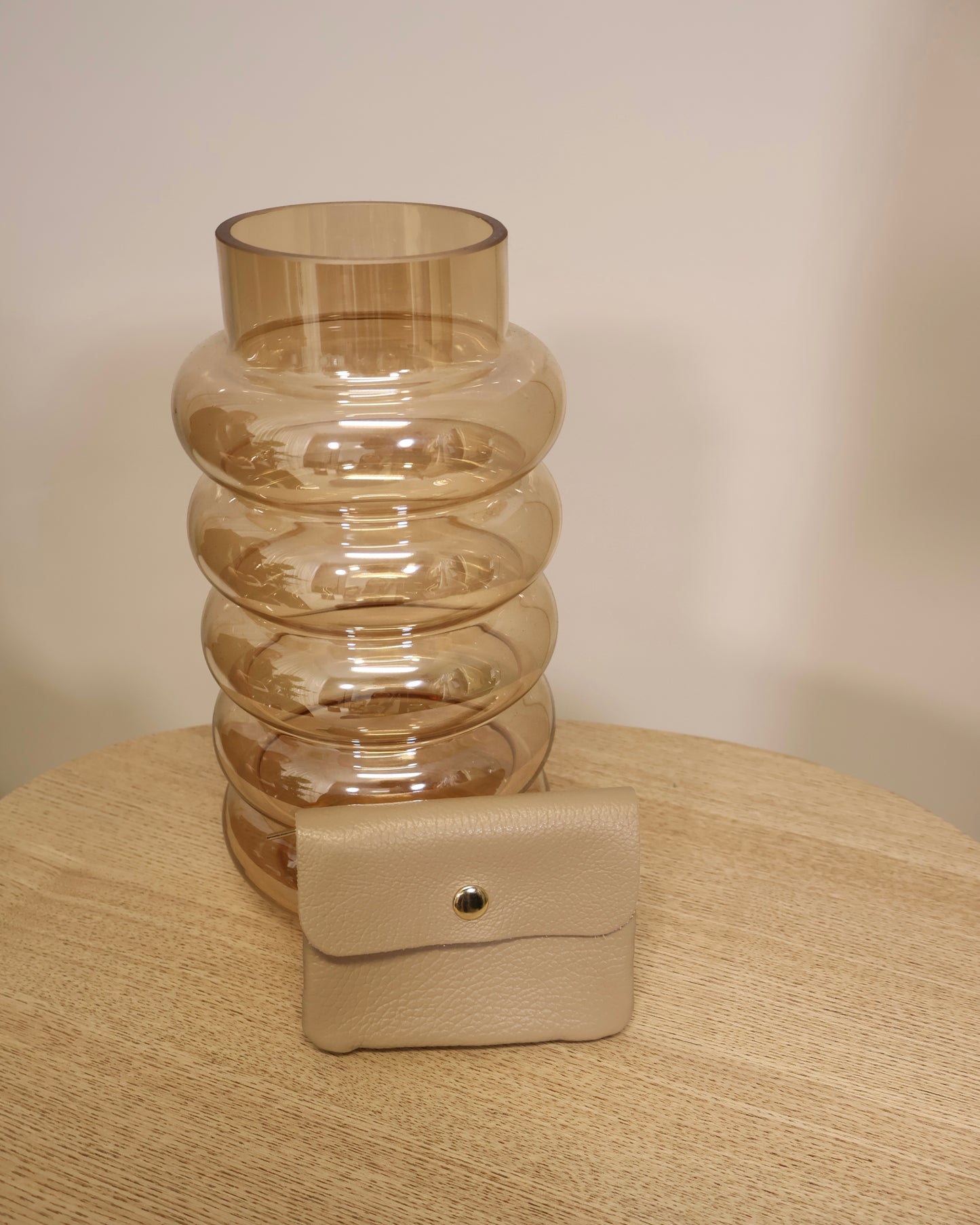 Portemonnee LisaSaar LaLunaTheLabel 54800 Taupe